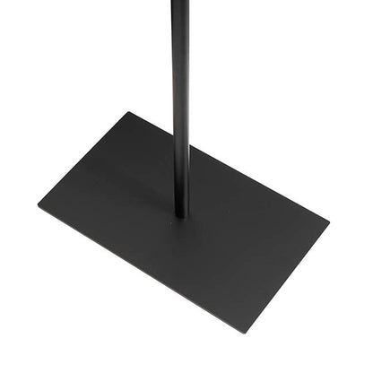 Metal Easel Single Display Stand Black (33x20x165cmH)
