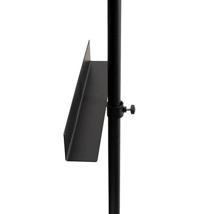 Metal Easel Single Display Stand Black (33x20x165cmH)