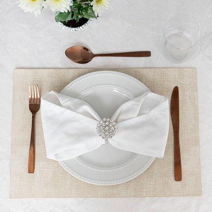 Rectangle Table Placemat Set 2 Washed Beige (43x30cmH)