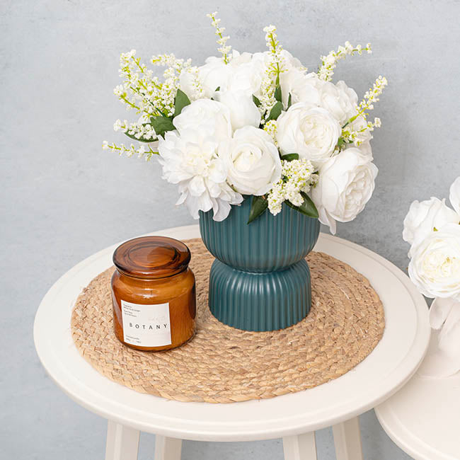 Seagrass Round Table Placemat Set 2 Natural Beige (38cmD)