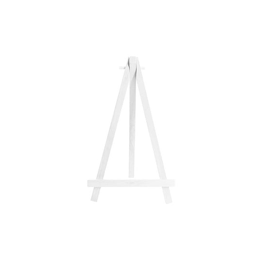 Wooden Name Card Holder Easel Pack 6 White (11x19cmH)