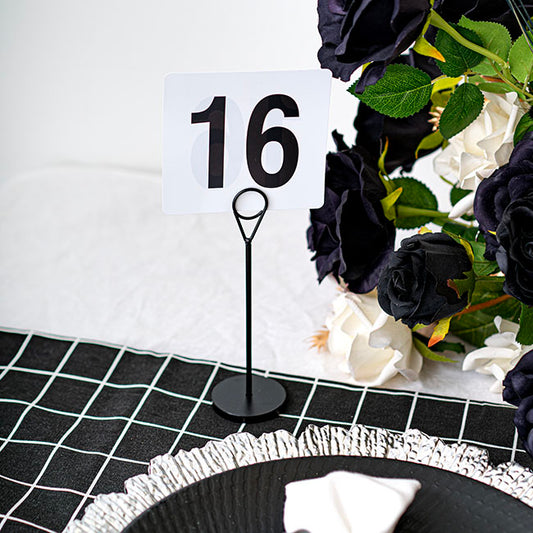 Table Numbers 1 to 50 White (95x100mmH)