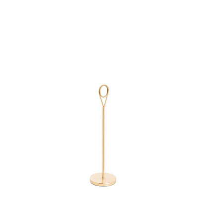 Place Card Table Number Holder Pack 3 Gold (15cmH)