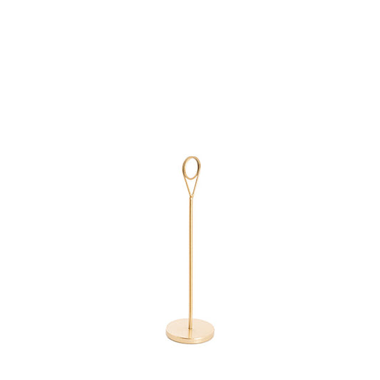Place Card Table Number Holder Pack 3 Gold (15cmH)