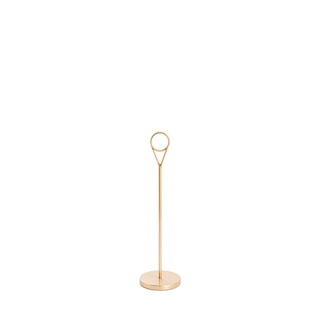 Place Card Table Number Holder Pack 3 Gold (15cmH)