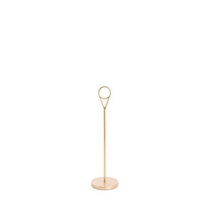 Place Card Table Number Holder Pack 3 Gold (15cmH)