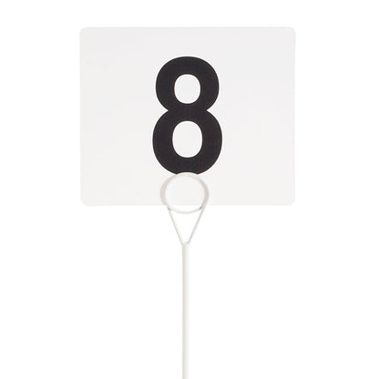 Place Card Table Number Holder Pack 3 White (15cmH)