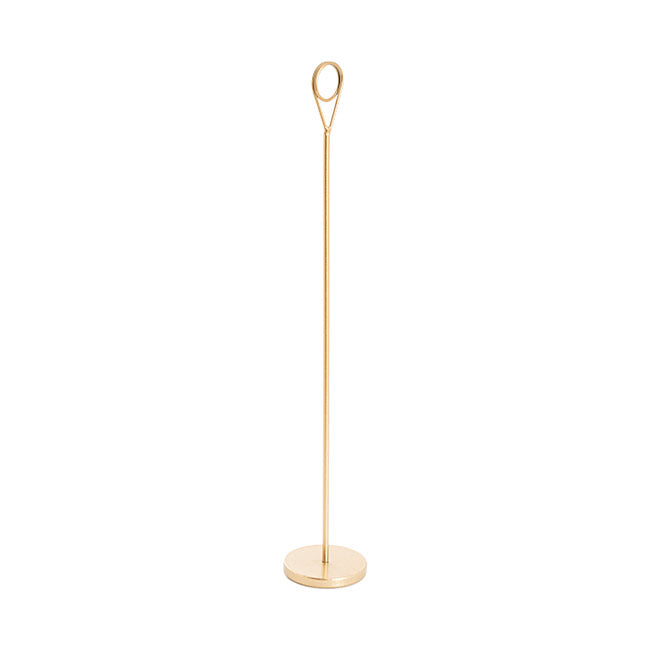Place Card Table Number Holder Pack 2 Gold (30cmH)