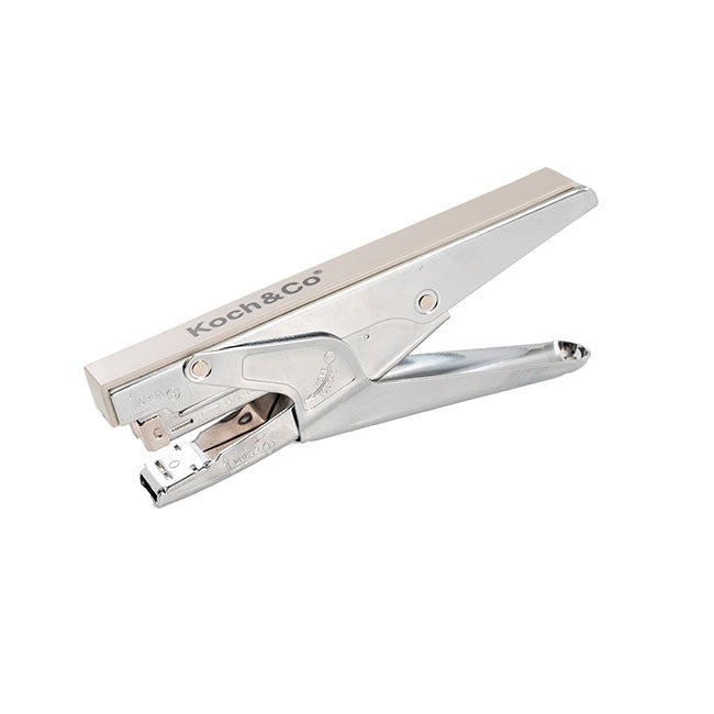 Stapler Plier Lever Action Metal Silver (16cmL)