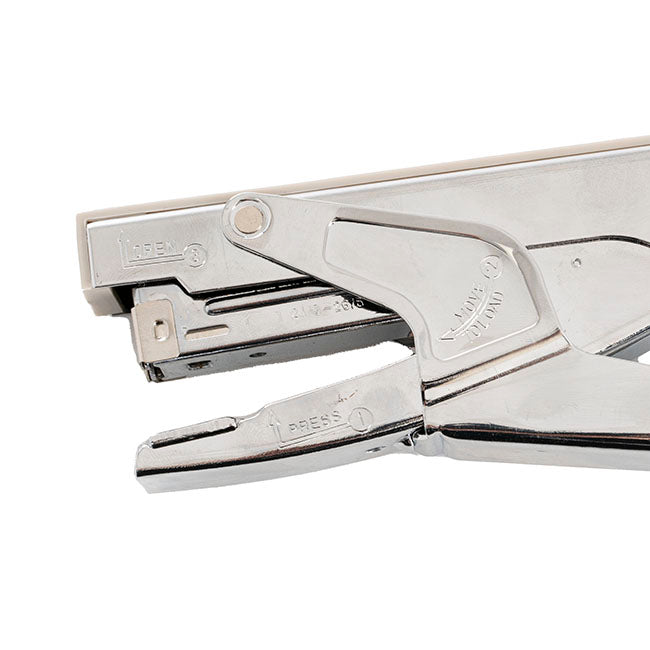 Stapler Plier Lever Action Metal Silver (16cmL)