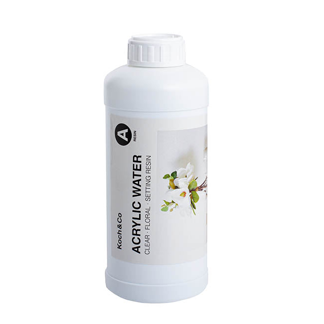 Acrylic Water 2 Part Clear Floral Setting Resin Kit (1.8L)