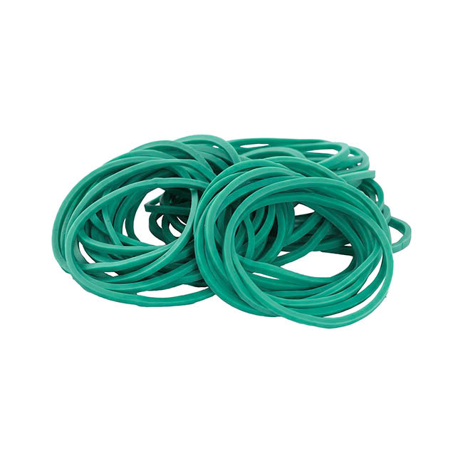 Rubber Bands Green 100g Size 16 (60mmLx1.5mmW)