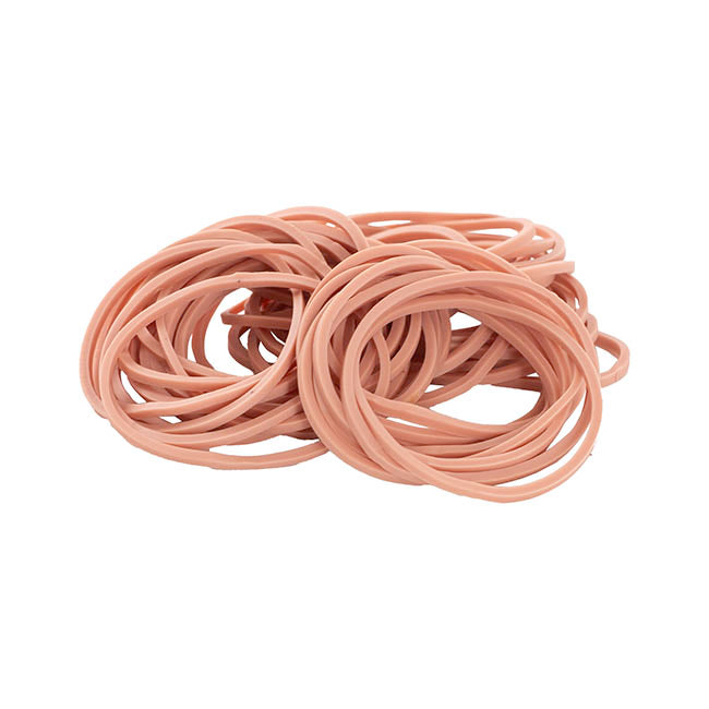 Rubber Bands Natural Dark Brown 100g Size 32 (75mmLx3mmW)