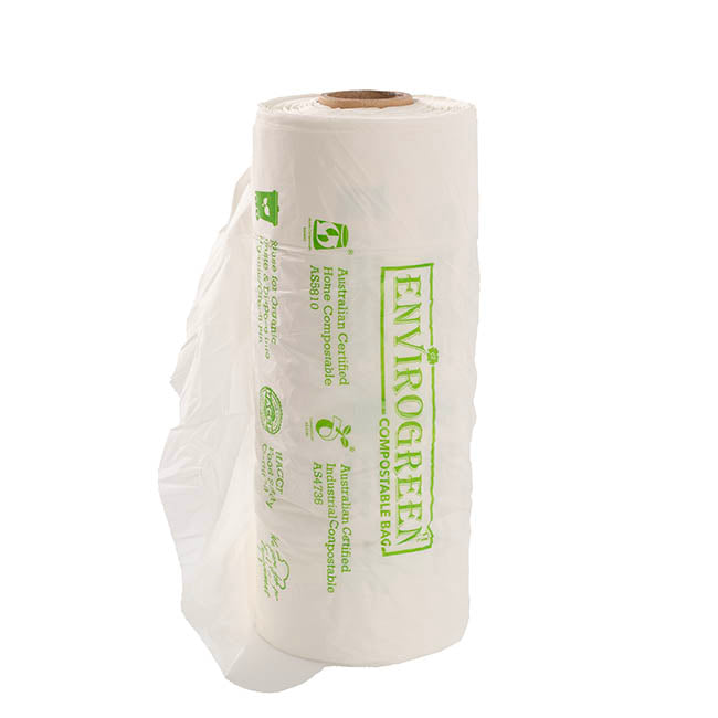 Compostable Envirogreen Produce Bag Roll 250 (45x25cmH)