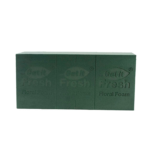 Get it Fresh Premium Floral Foam 60 Bricks Green(23x11x8cmH)