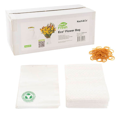 Get it Fresh Bio Flower Transport Bag Pack 250 (20x17cm)