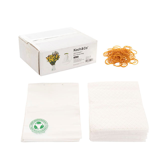 Get it Fresh Bio Flower Transport Bag Pack 50 (20x17cm)