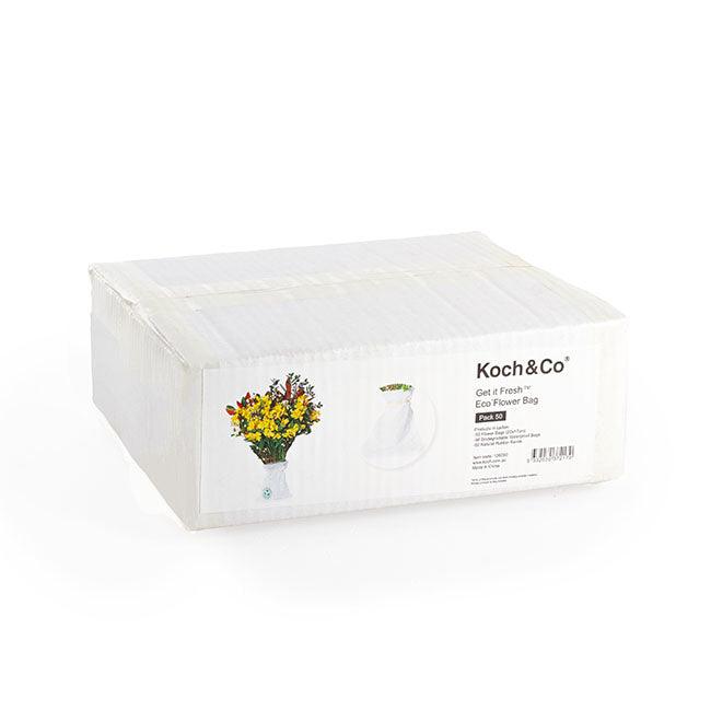 Get it Fresh Bio Flower Transport Bag Pack 50 (20x17cm)