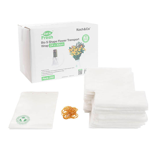 Get it Fresh Bio 'S' Shape Flower Transport Wrap Pack 250