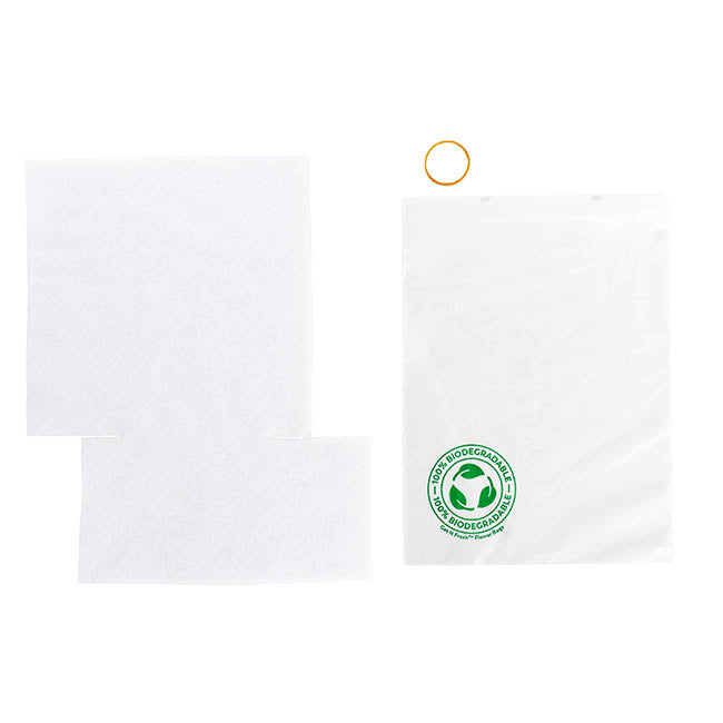 Get it Fresh Bio 'S' Shape Flower Transport Wrap Pack 30