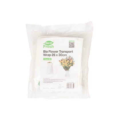 Get it Fresh Bio Flower Transport Wrap PROMO PK 30 (25x30cm