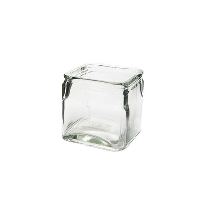 Glass Country Cube Clear (12x12x12cmH)