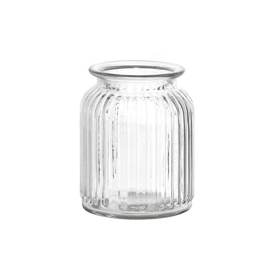 Hurricane Glass Jar Clear Medium (11Dx15cmH)