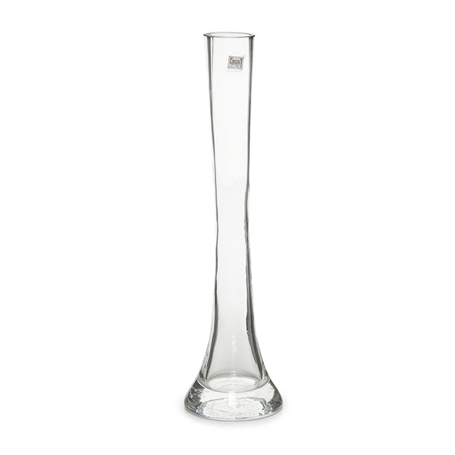 Glass Cylinder Bud Vase Stem Clear (4Dx30cmH)
