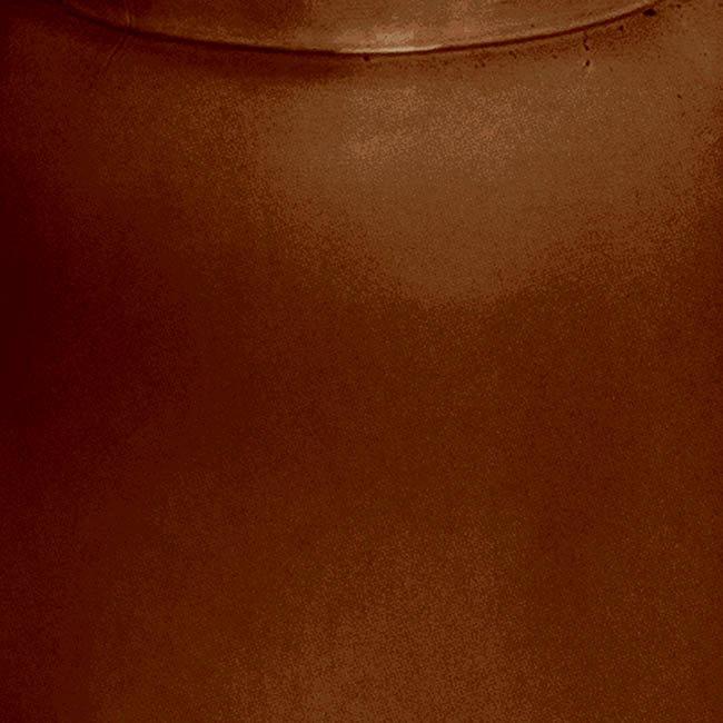 Glass Vintage Bottle Celine Cylinder Brown (6.7x13cmH)