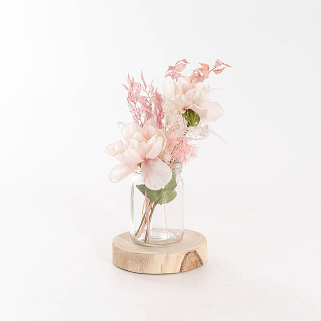 Glass Mason Jar Promo Small Clear (6.5x10cmH)