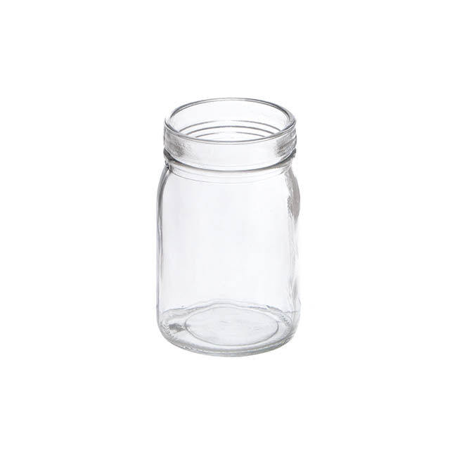 Glass Mason Jar Promo Small Clear (6.5x10cmH)