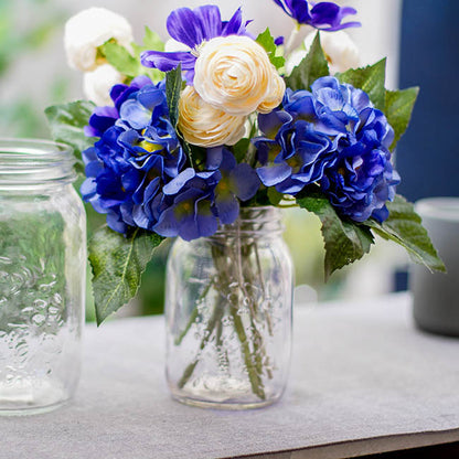 Glass Mason Jar Medium Clear (8.5x13.5cmH)