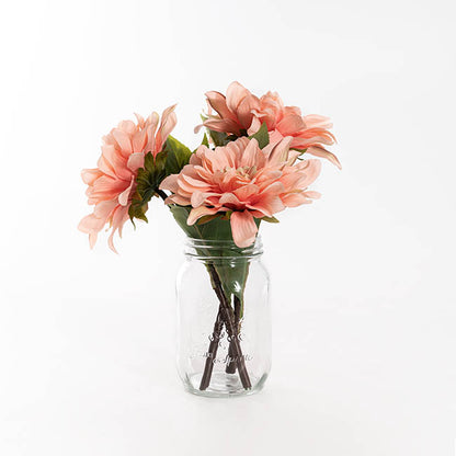 Glass Mason Jar Large Clear (10x17cmH)