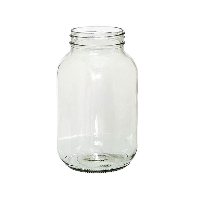 Glass Mason Jar Clear (6x17cmH) Promo