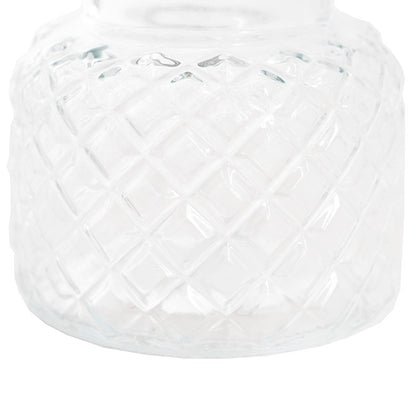 Glass Ann Bottle Vase Small Clear (12.3x12cmH)