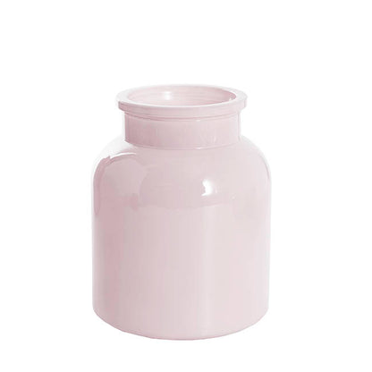 Glass Botany Bottle Glossy Dusty Pink (14x16cmH)