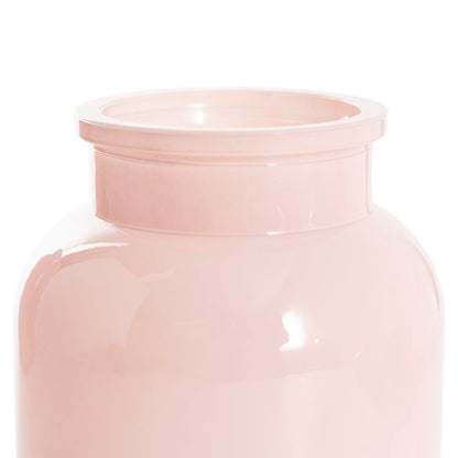 Glass Botany Bottle Glossy Sand Pink (14x16cmH)