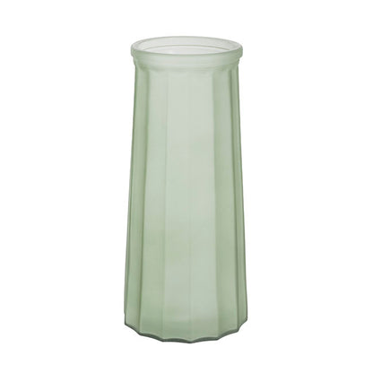 Glass Lynne Conical Vase Matte Sage (9.3x11x24.5cmH)