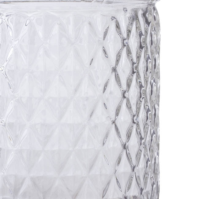 Glass Ann Maggie Vase Clear (12Dx12cmH)