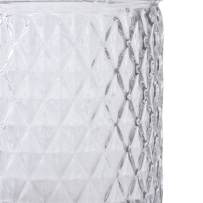 Glass Ann Maggie Vase Clear (12Dx12cmH)