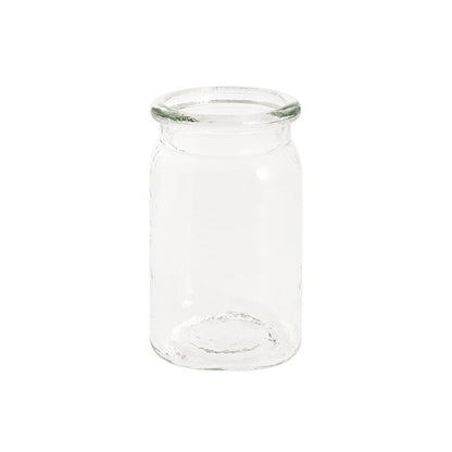 Glass Valley Jar Large Clear (9.5x16.5cmH)