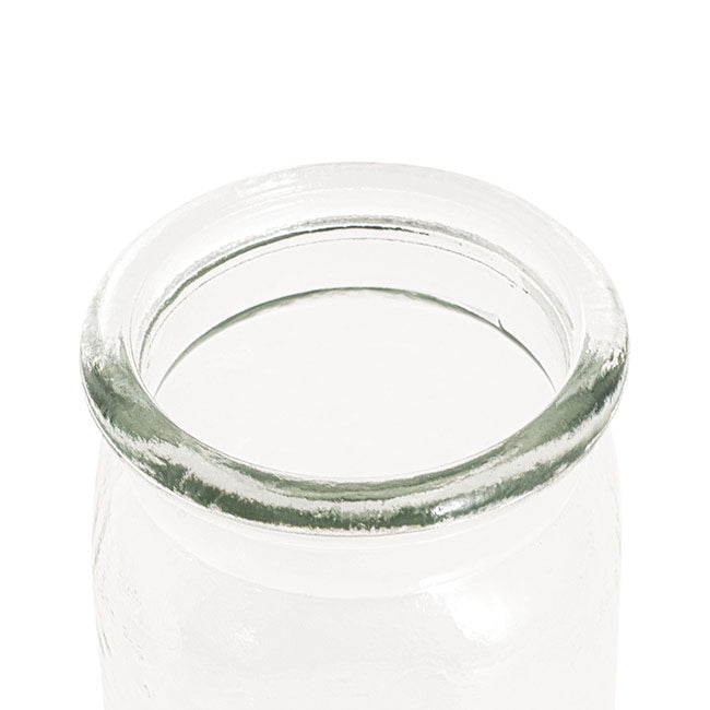 Glass Valley Jar Large Clear (9.5x16.5cmH)