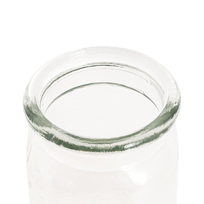 Glass Valley Jar Large Clear (9.5x16.5cmH)