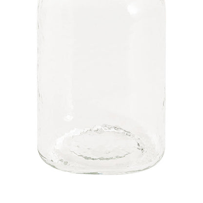 Glass Valley Jar Large Clear (9.5x16.5cmH)