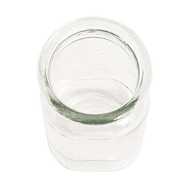 Glass Valley Jar Large Clear (9.5x16.5cmH)