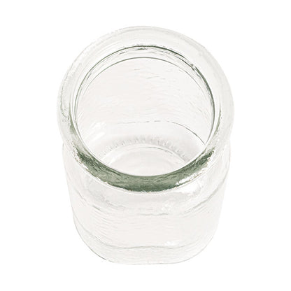 Glass Valley Jar Large Clear (9.5x16.5cmH)