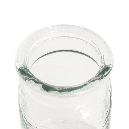 Glass Valley Jar Clear (8x14cmH)