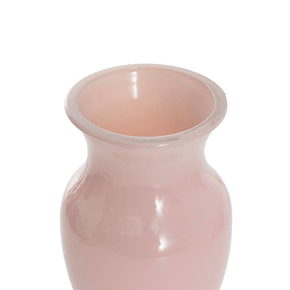 Glass Ginger Flared Vase Solid Nude (12Dx20cmH)