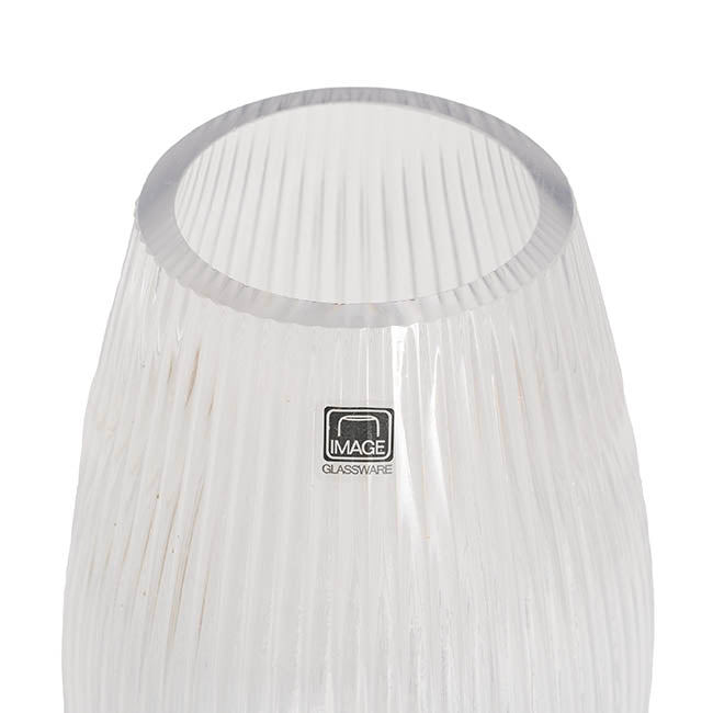 Glass Paige Vase Clear Small (7TDx8.5BDx20cmH)