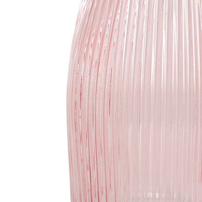 Glass Paige Vase Pink Small (7TDx8.5BDx20cmH)